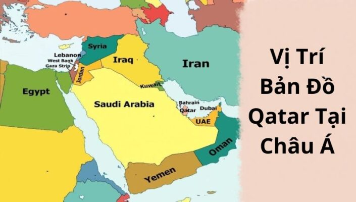 bản đồ qatar