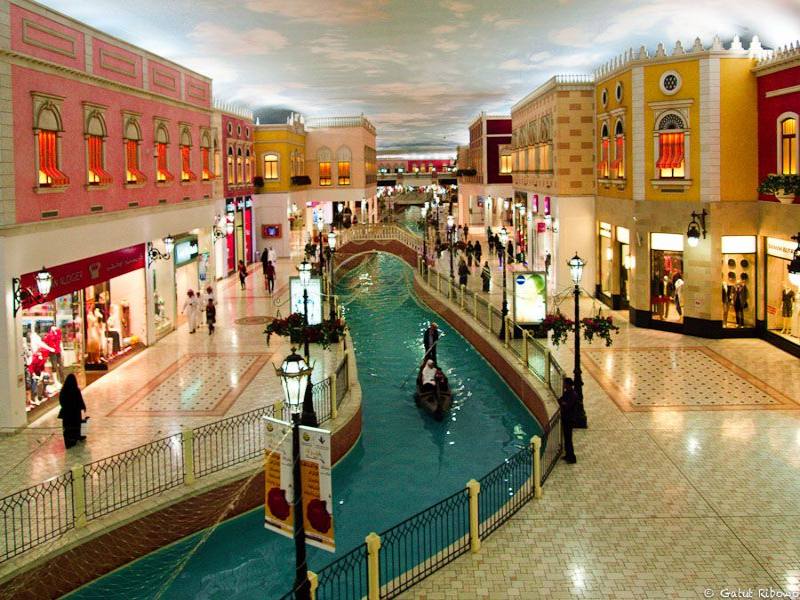 Trung tâm thương mại Villaggio Mall với thiết kế độc đáo, hiện đại